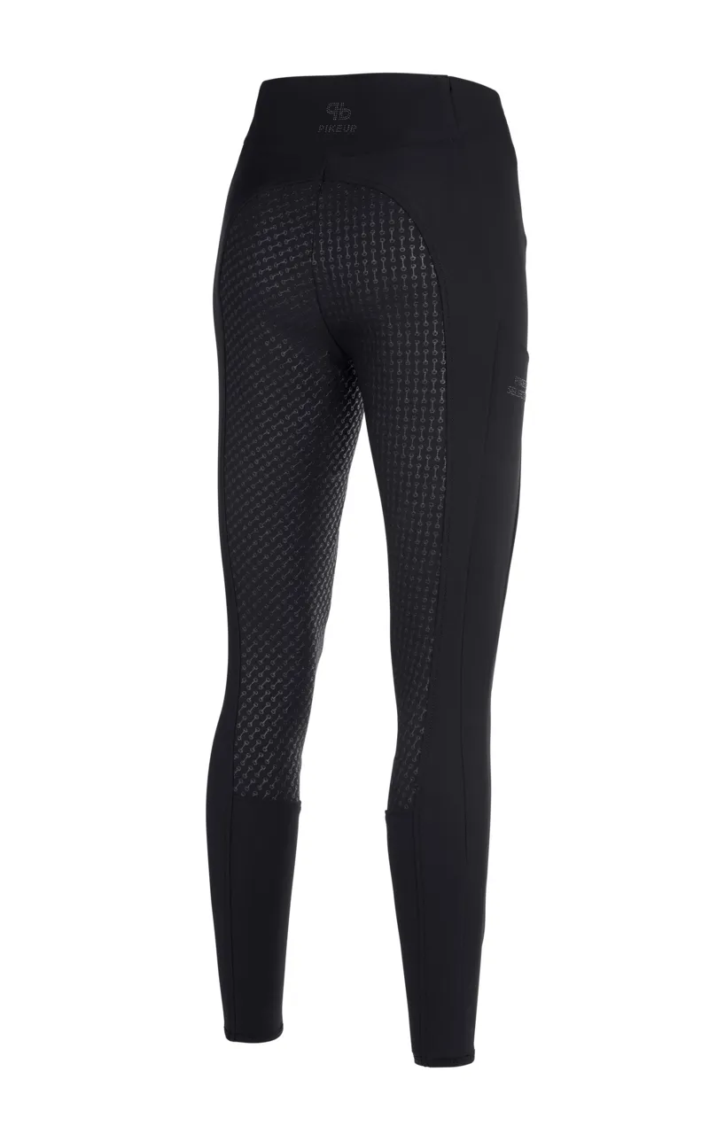 Pikeur Violette Full Grip Breeches - Black-1